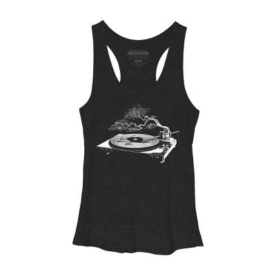 Women's Design By Humans The Sound of Zen By EranFowler Racerback Tank Top