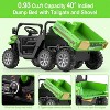 24V Electric Ride On Dump Truck for Kids, 4x75W Motors, 7AH Battery, Remote Control, LED Lights, Music, Cargo Bed - 4 of 4