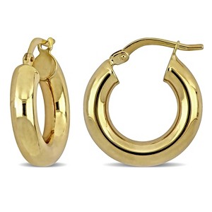 EVERLY JEWELRY | 10k Yellow Gold Hoop Earrings - 1 of 4