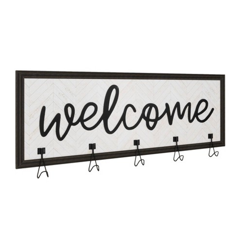 Welcome wall hooks hot sale