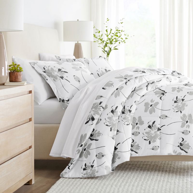 Floral Reversible Ultra Soft Comforter Sets, Down Alternative, Machine Washable - Becky Cameron, 4 of 19
