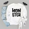 Simply Sage Market Women's Graphic Sweatshirt Momster Halloween - 3 of 4