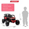 Licensed Can-Am 12V Kids Ride On UTV, Remote Control, Dual Motors, LED Lights, All-Terrain - 3 of 4