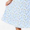 Bellabu Bear Kids Milk & Cookies Blue Bamboo Girls' Sleeveless Dress - 2 of 4