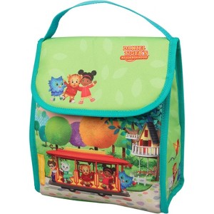 Daniel Tiger's Neighborhood - Insulated Durable Lunch Bag Sleeve, Reusable Lunch Box with Handle, School Lunch Box for Kids - 1 of 4