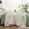 Bedsure | 3Pcs Soft Cozy Quilt Bedding Set for Summer Lightweight - 4 of 4