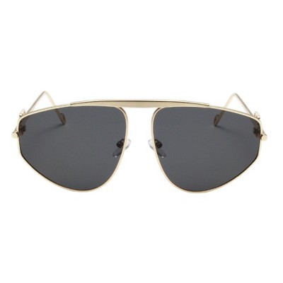 Anna-Kaci Women's Retro Oversized Aviator Sunglasses with UV400 Protection