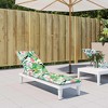 vidaXL Oxford Fabric Multicolor Deck Chair Cushion - Stain and Water Resistant, Decorative, Comfortable Seating - 2 of 4