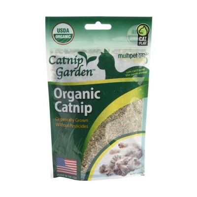 Multipet Garden Organic Cat Catnip Cat Treats - 1oz