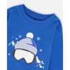 Deux par Deux Boy Long Sleeve Organic Cotton Jersey Tee Blue - 4 of 4