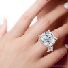 Pompeii3 11.75ct Diamond Marquise Accent Ring, 14k Gold or Platinum Lab Created - 3 of 4
