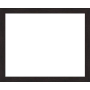 Amanti Art Furniture Espresso Narrow Framed Magnetic Dry Erase Board - 1 of 4