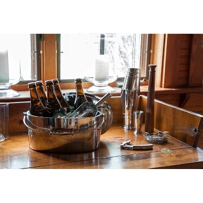 Crafthouse Stainless Steel Insulated Ice Bucket with Lid