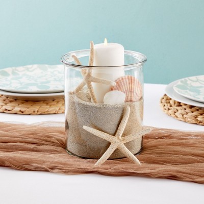 12 Pack White Finger Starfish for Nautical Decor and Crafts