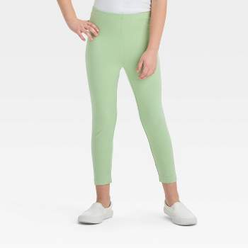 Girls' Flare Leggings - Cat & Jack™ Olive Green Xs : Target