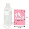 Big Dot of Happiness Hello Little One - Pink and Gold - Girl Baby Shower Thank You Cards (8 count) - 3 of 4