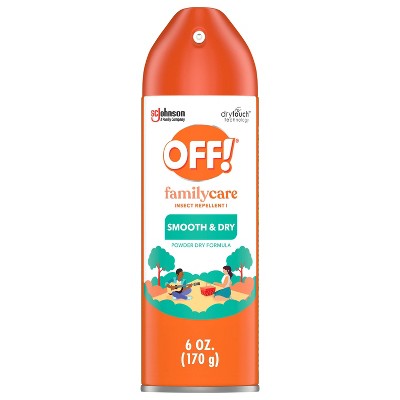 OFF! FamilyCare Mosquito Repellent Bug Spray Smooth & Dry - 6oz