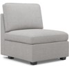 Belffin Chenille Middle Seat - Modular Storage Module with Skin-Friendly Fabric & Natural Hues - 3 of 4