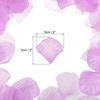 Unique Bargains Decoration Wedding Party Silk Artificial Flower Petals Light Purple 3000 Pcs - 2 of 4