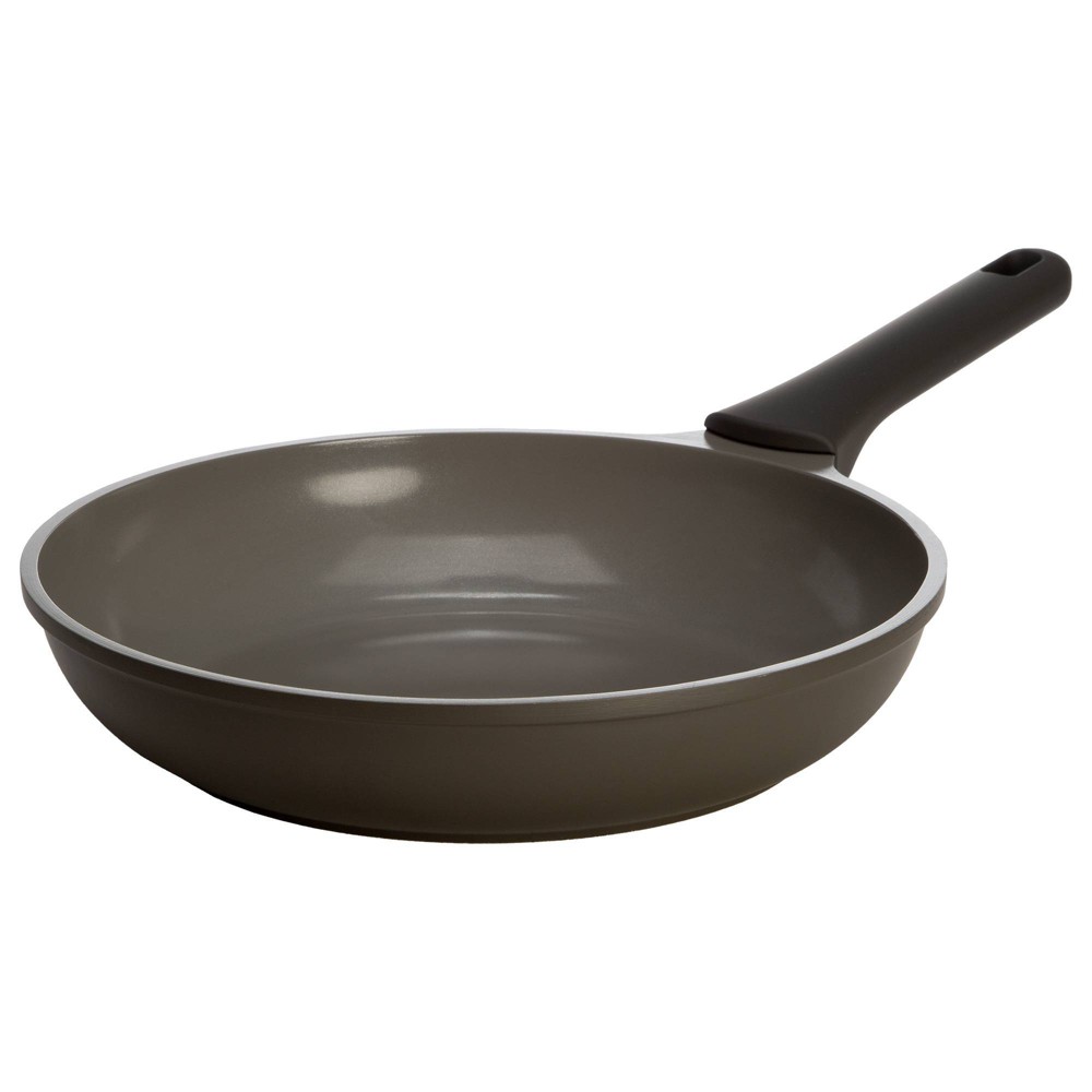 Goodful 11 Cast Aluminum, Ceramic Fry Pan Charcoal