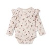 Gender Neutral Berry Flutter Onesie - Aster & Oak - 2 of 2