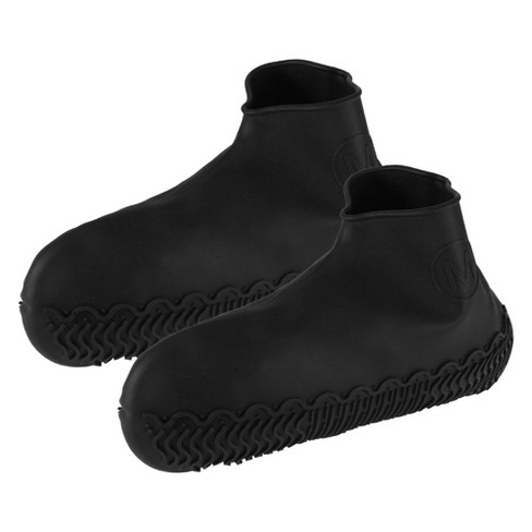Unique Bargains Unisex Silicone Shoes Covers Rain Boots Reusable