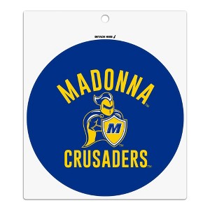 Madonna University Crusaders Logo Automotive Car Refrigerator Locker Vinyl Circle Magnet - 1 of 4