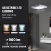 VEVOR Bathroom Exhaust Fan, 110 CFM High-Efficiency Ventilation, 1.5sones Low Noise Operation All-Copper Motor, Black - 3 of 4