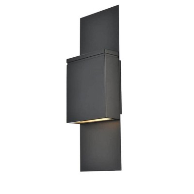 Elegant Lighting Raine Integrated LED wall sconce in black