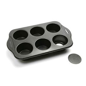Norpro Nonstick 6 Cup Small Mini Cheesecake Muffin Cupcake Tart Quiche Pan New - 1 of 4