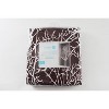 Tree Shower Curtain Chocolate - Splash Home: Polyester Fabric, Botanical Pattern, Machine Washable, Includes Buttonhole Top - 4 of 4