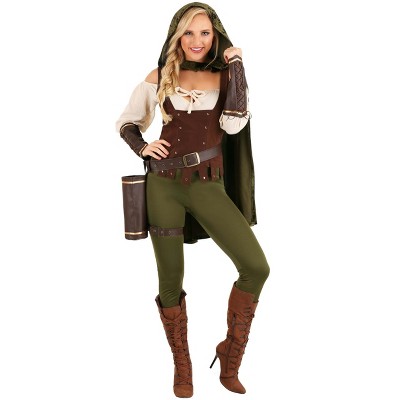 Halloweencostumes.com Large Women Robin Hood Costume For Women, Brown ...