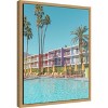 Amanti Art Saguaro Hotel Poolside by Tom Windeknecht Canvas Wall Art Print Framed - 2 of 4