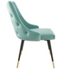 Modway Adorn Dining Side Chair Performance Velvet Set of 2 - 3 of 4
