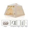 ORRD 5.76m² Inflatable Tent with Detachable Roof | 2-3 Person 4 Season Glamping Tent | Easy Setup Hand Pump - 3 of 4