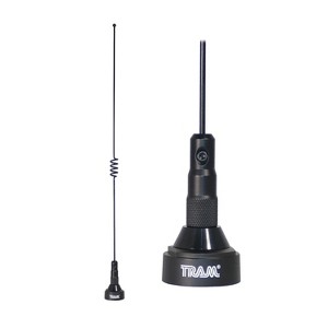 Tram® Pretuned Dual-Band 140 MHz to 170 MHz VHF/430 MHz to 450 MHz UHF Amateur Radio Antenna with NMO Mounting in Silver - 1 of 4