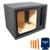 Kicker 44L7S122 Single 12 Inch Square L7 Loaded Vented Enclosure with 46CXA8001 Mono block Amplifier - 2 of 4