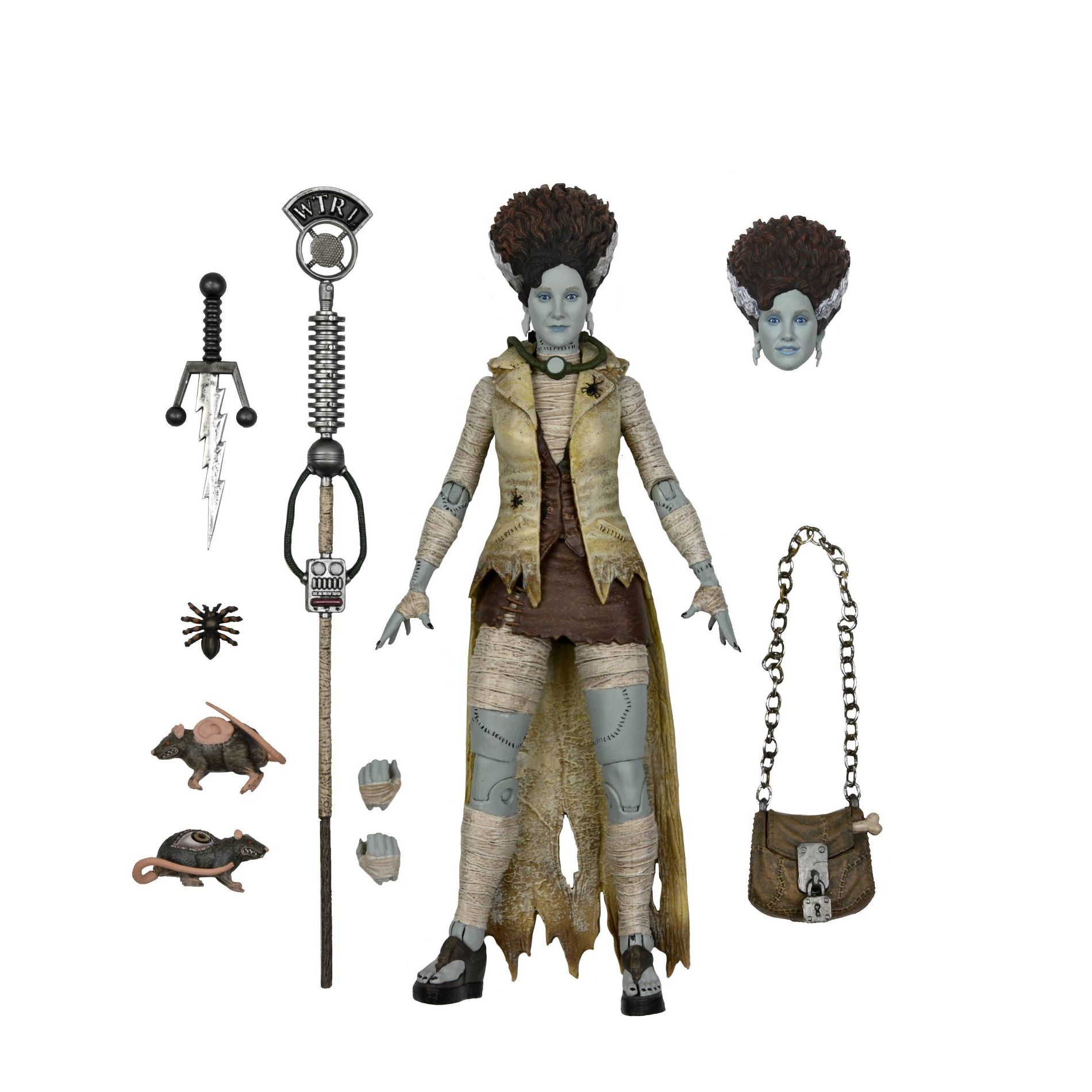 Universal Monsters Teenage Mutant Ninja Turtles - April as The Bride of Frank 7" Scale Action Figure
