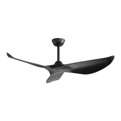 Sofucor 52'' Flush Mount Ceiling Fan without Lights with Handheld Remote and 3 Blades Reversible DC Motor Quiet