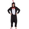 Seven Times Six Dr. Seuss The Cat in the Hat Kigurumi Union Suit Costume Pajama Black - 2 of 4