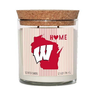 NCAA Wisconsin Badgers Home State Candle