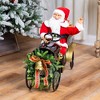 Northlight Animated and Musical Santa Driving Vintage Car Christmas Decoration - 31" - 2 of 4