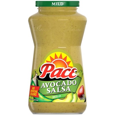 Pace Avocado Salsa, Mild Salsa, 15 Ounce Jar