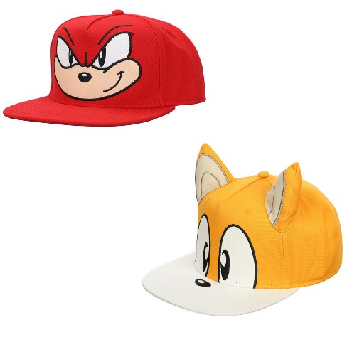 Hop ind hele korroderer Sonic The Hedgehog Knuckles & Tails 2-pack Men's Snapback Cap Set : Target