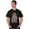 Christmas Santa Claus NASA Astronaut Graphic T Shirt Men or Women Brisco Brands - 3 of 4