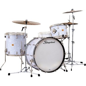 Slingerland Radio King 3-Piece Shell Pack With 24" Bass Drum White Marine Pearl - 1 of 4
