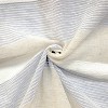 Habitat 100% Polyester Nathan Stripe Sheer Faux Linen Dual Header Curtain Panel Blue - 3 of 4