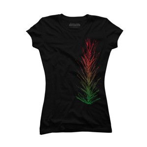Junior's Design By Humans Feel like Christmas By Alice9 T-Shirt - 1 of 3