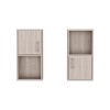 Vynxaria 2-Pc Wall-Mounted Bathroom Medicine Cabinet with Versatile Open and Closed Storage for Organized Essentials - 4 of 4