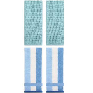 REGALWOVEN 4 Pcs Bathroom Hotel and Spa Waffle Cotton Hand Towels - 1 of 4